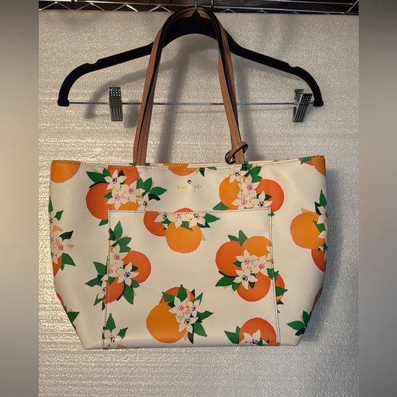 KATE SPADE HARDING STREET ORANGE TOTE BAG - Picture 1 of 9